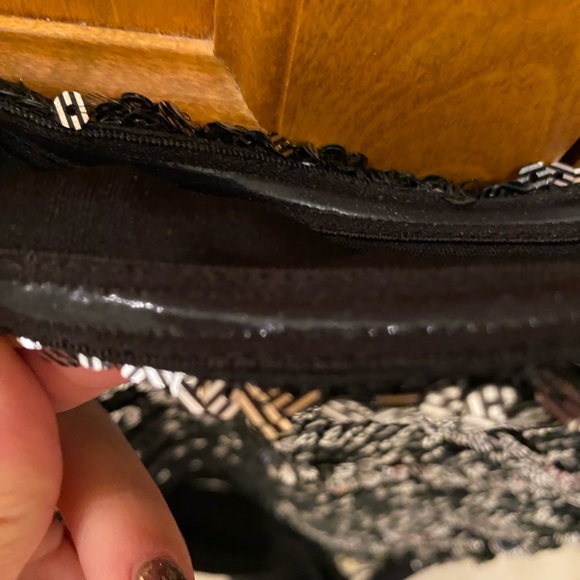 Silver off the shoulder sequins dress - Picture 3 of 5